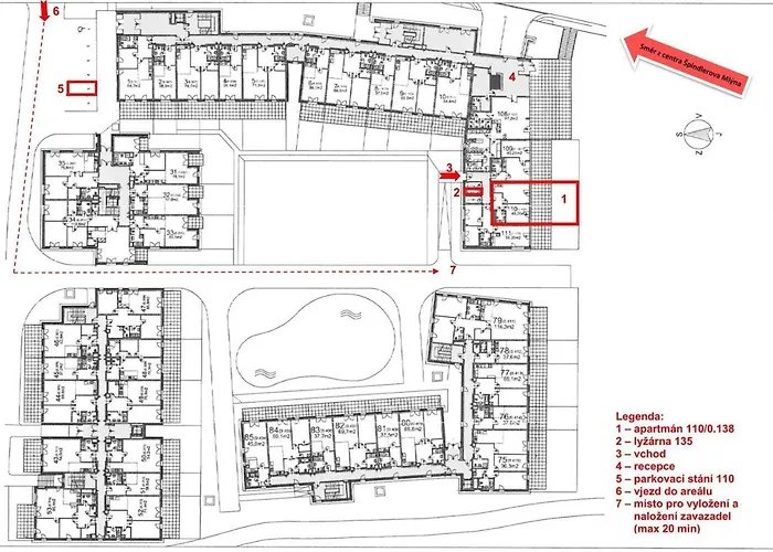 דירה Medvedin 110 *